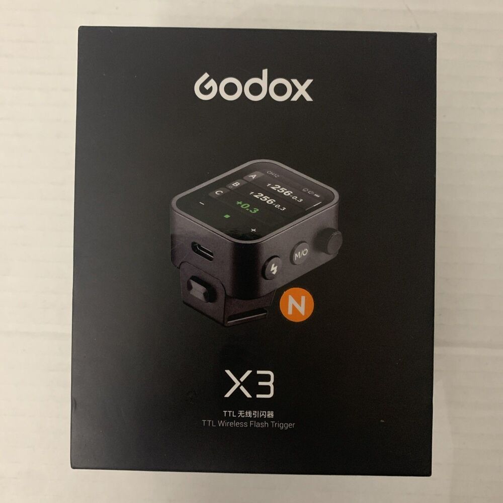 Godox X3-N Touchscreen TTL Wireless Flash Trigger for Nikon, 1/8000s HSS New